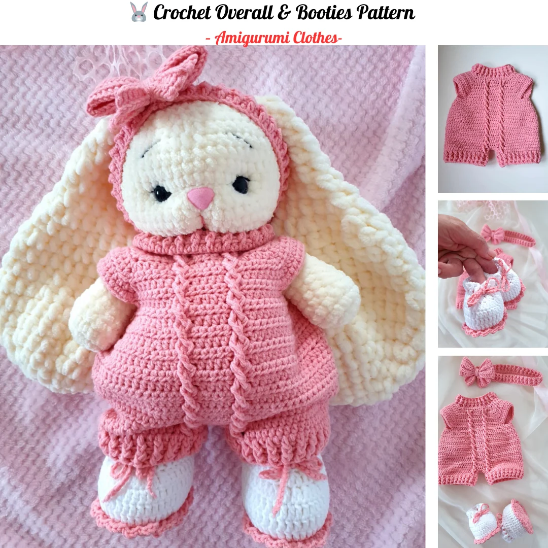 Crochet Overall & Booties Pattern