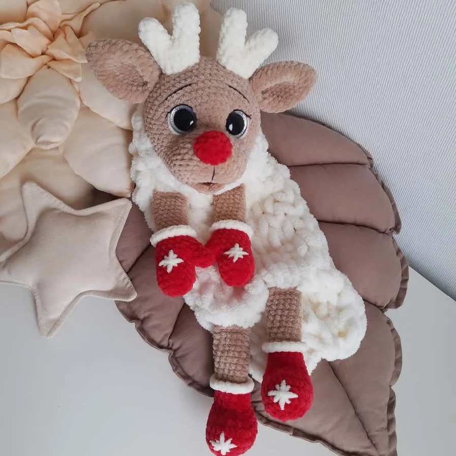 Remy the Pajama Reindeer — crochet reindeer pattern