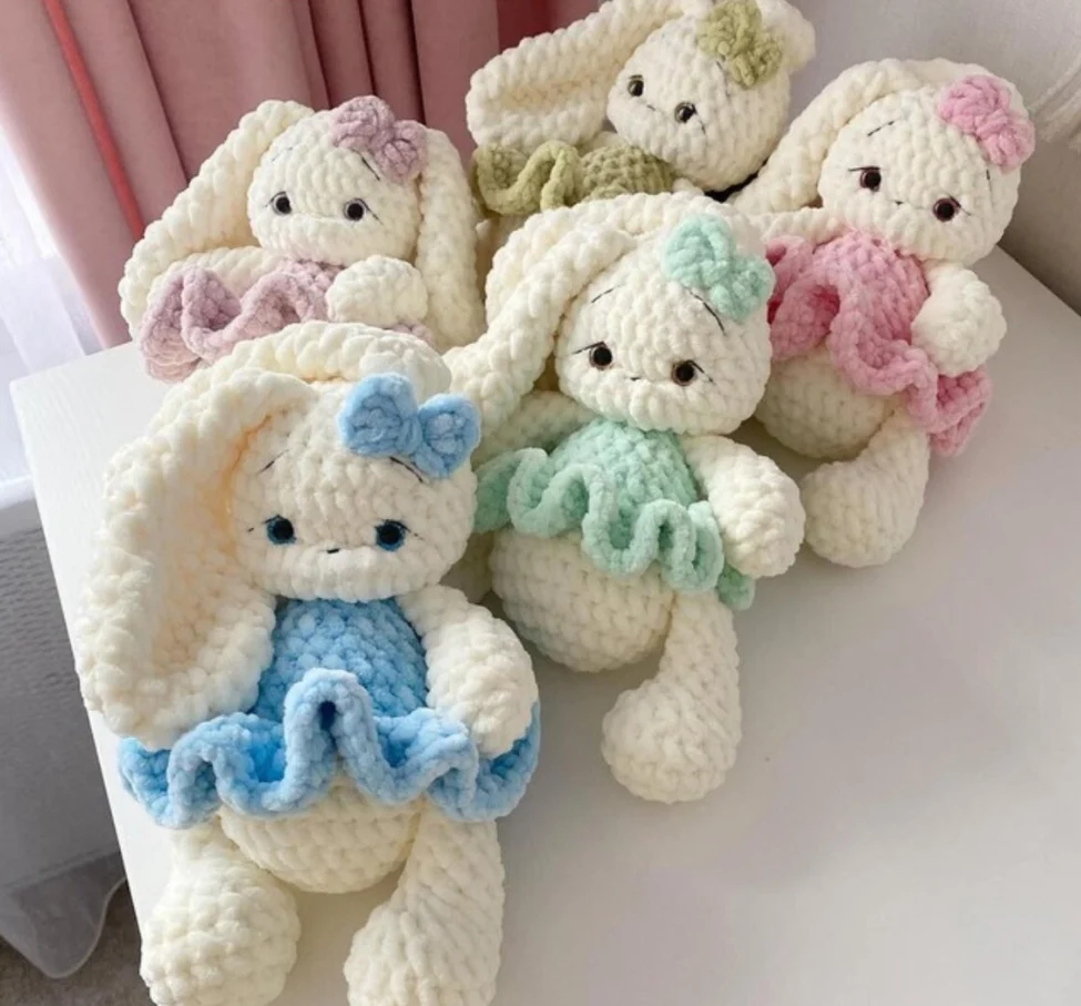 Mimi Bunny – Plush Crochet Toy — amigurumi bunny pattern