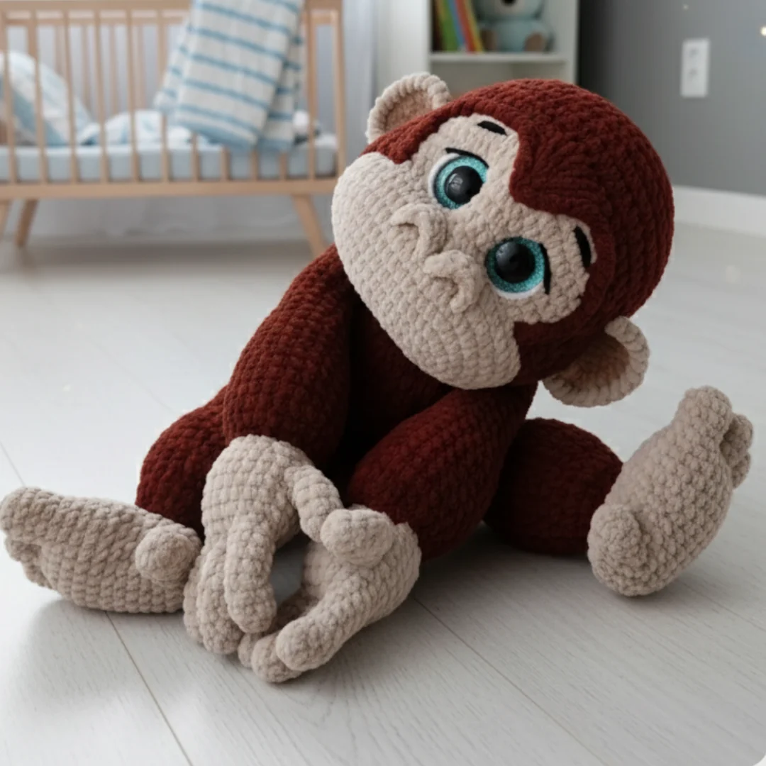 Alan the Monkey — crochet monkey pattern